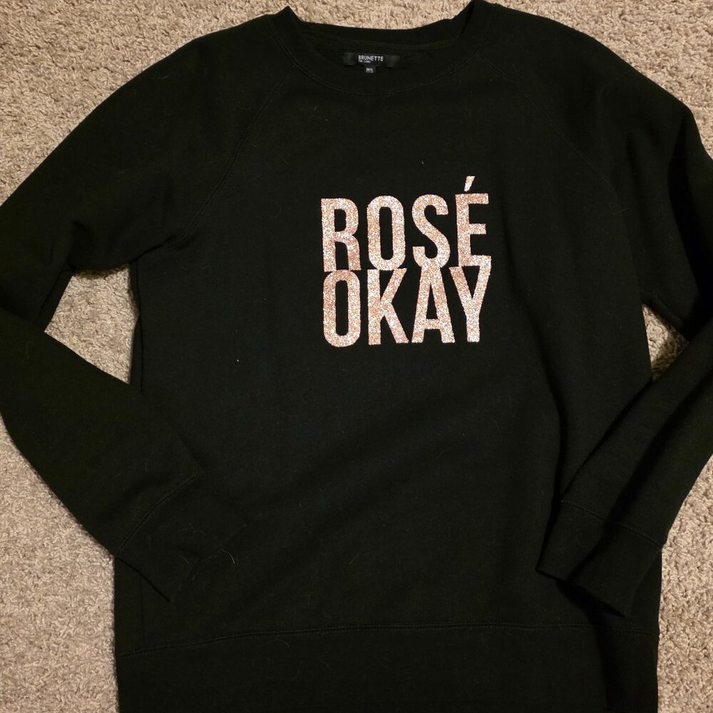 Brunette the Label M/L Rose Okay sweatshirt